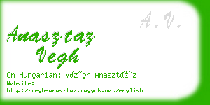 anasztaz vegh business card